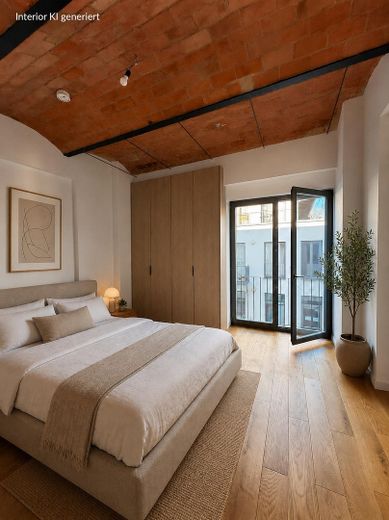 Historisches Loft in der Sternecker Brauerei | Für Singles, Paare oder als 3-Zimmer-WG geeignet – Schlafzimmer