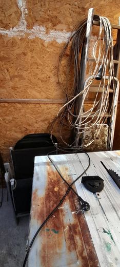 Gartenhaus Kreissäge