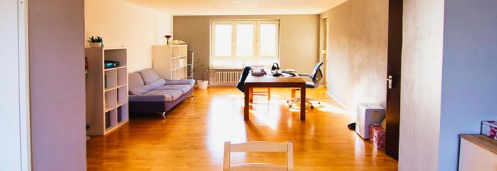 Wohnzimmer vom Esszimmer