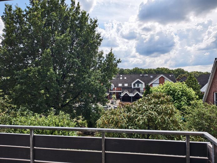 3 Zimmer-Wohnung mit Südwest-Balkon in ruhiger Lage – Blick vom Balkon