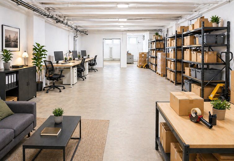 Mitte+Gesundbrunnen / Lager / Büro / EG / Zentrale Lage – Hauptraum
