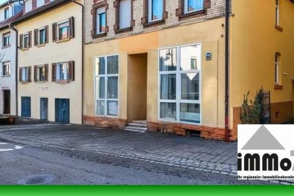 Praxis/Büro/Laden in Mühlacker – renoviert, 83 m², Schaufenster, 3 WCs, sofort verfügbar