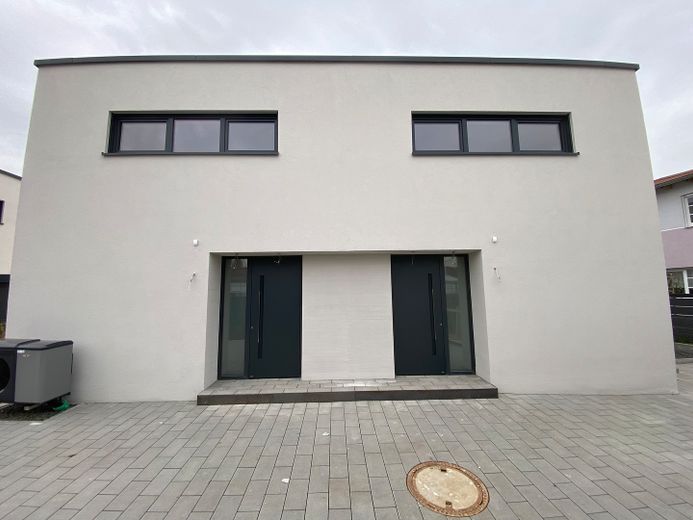 Neubau in Gerofing – Eingang