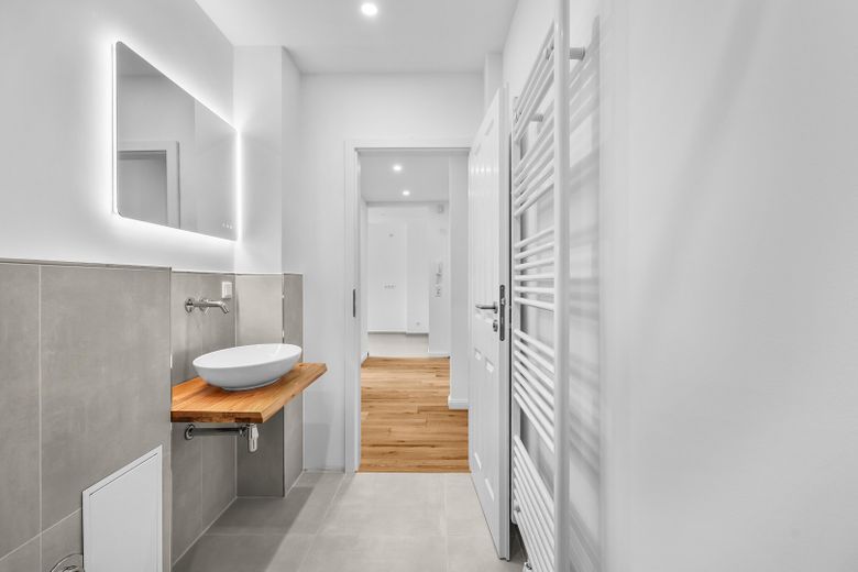 Schwachhausen, primer uso: piso reformado de 4 habitaciones con balcón – Badezimmer