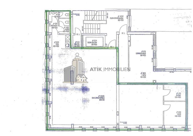ATIK: Moderne, klimatisierte Bürofläche im obersten Stockwerk direkt am Luisenplatz - provisionsfrei – Grundriss