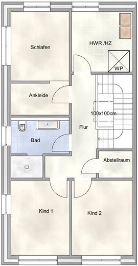 Grundriss Obergeschoss