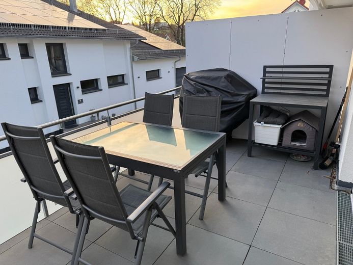 Alternative zur Wohnung - Doppelhaushälfte nach WEG in Heimsheim – Balkon EG