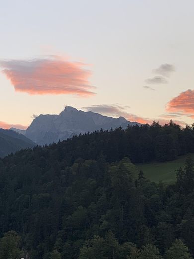 Abendstimmung vom Balkon aus