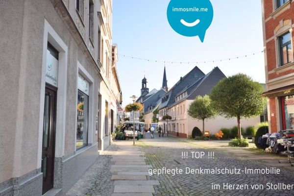 Stollberg • POSIZIONE TOP • Balconi • completamente affittato • nessun arretrato di ristrutturazione • residenziale e commerciale