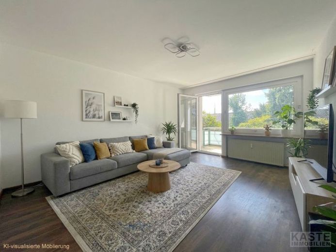 Appartement en copropriété baigné de lumière à Bothfeld avec balcon orienté sud et vue sur la verdure – Photo 1