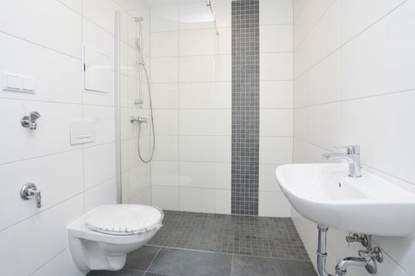 Walk-in-Dusche / Balkon