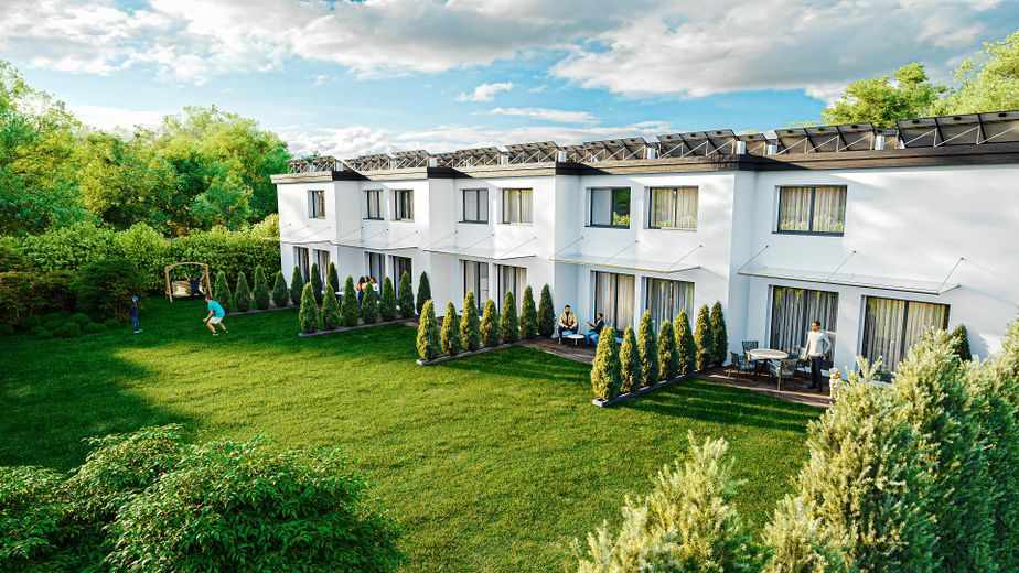 Grundstück für Sozialwohnungsbau – Gartenansicht