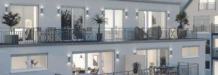 Unico attico di LUSSO nel cuore di Gersthofen – Nachtstimmung Luxus Penthouse