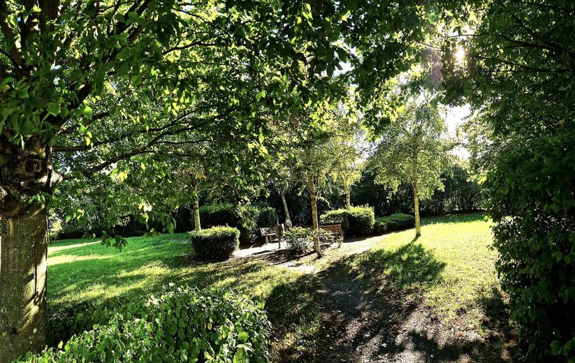 Öffentlicher Park an Wohnung