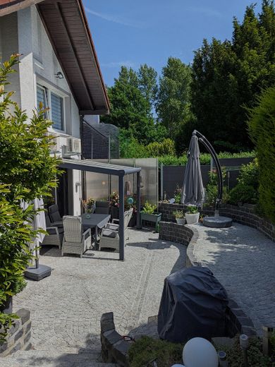 Detached house with approx. 198 m² living/useful area in Bochum-Stiepel, without commission – Terrassenansicht
