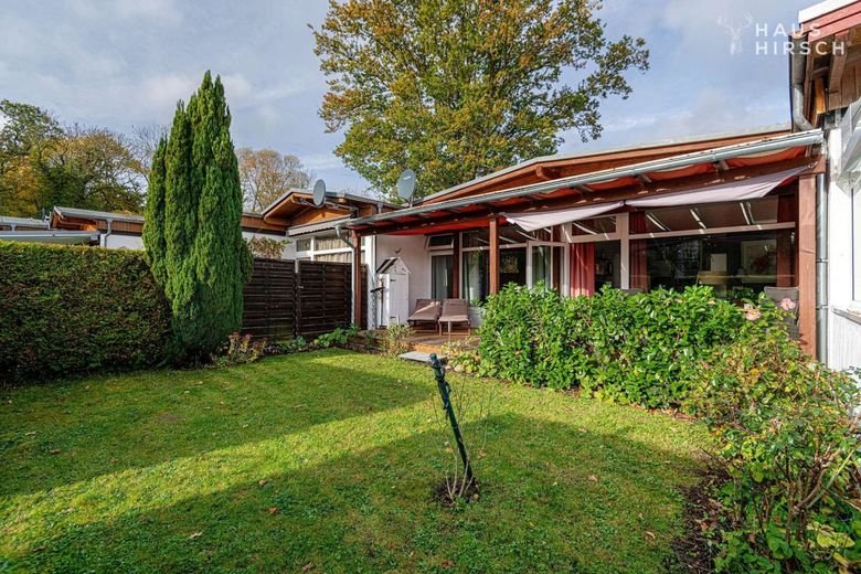 Wohnliches Ferienhaus in Cismar sucht neue Eigentümer! – Gartenansicht