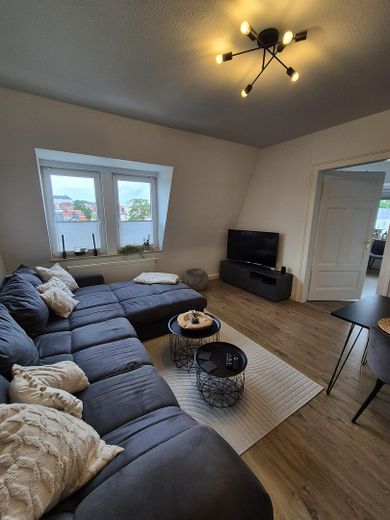 3-kamerappartement met uitzicht op het kasteel – Wohnzimmer