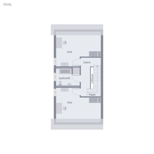 projektierte, moderne Neubau-Doppelhaushälfte in Münchingen (inkl. Grundstück) – Dachgeschoß