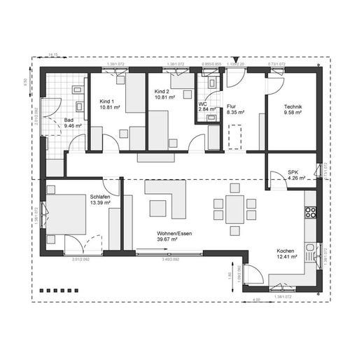 Minimalistisch oder voller Persönlichkeit? Du entscheidest! – Grundriss EG