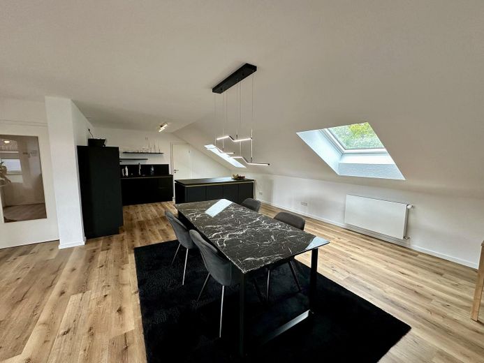 Loftartige Küche