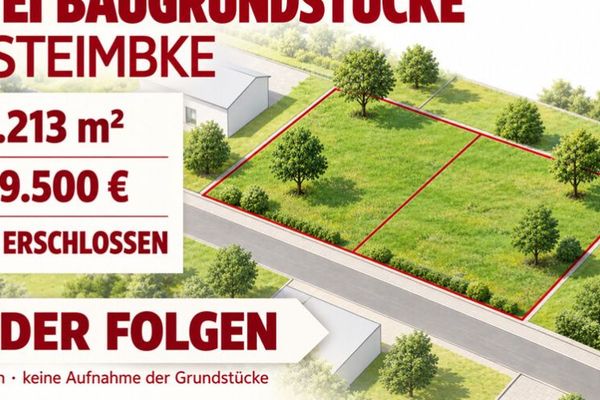 Fully serviced building plot in Steimbke: 1,213 m² for your new home – even two parcels!