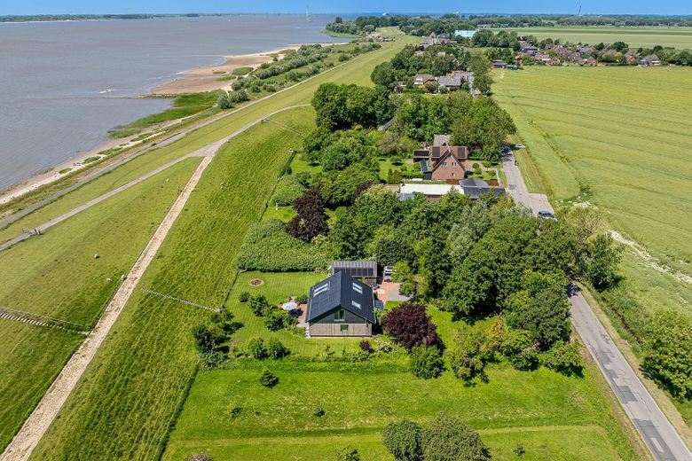 Luftbild: Elbe, Strand