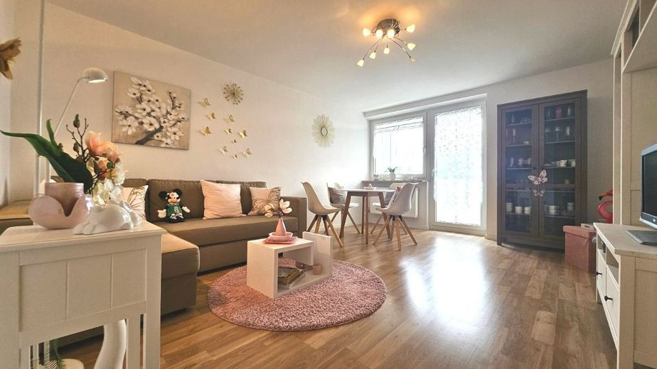 Blick ins Wohnzimmer