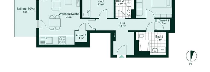 Wohnungsgrundriss