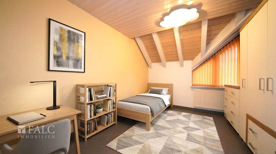 Traumhafte 5-Zimmer Maisonette-Wohnung mit offener Galerie und 2 Stellplätzen! - FALC Immobilien – Für Ihren Nachwuchs