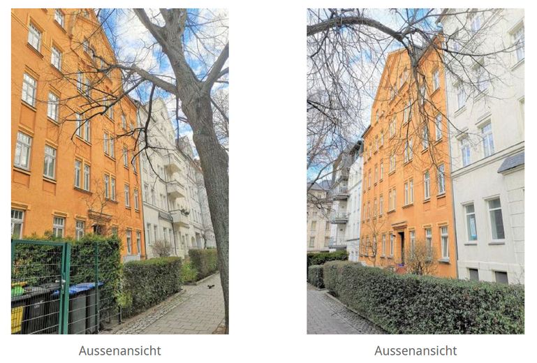 Modernisierte Wohnung mit EBK, 3-Zimmer und Balkon in Chemnitz – Außenansicht 2