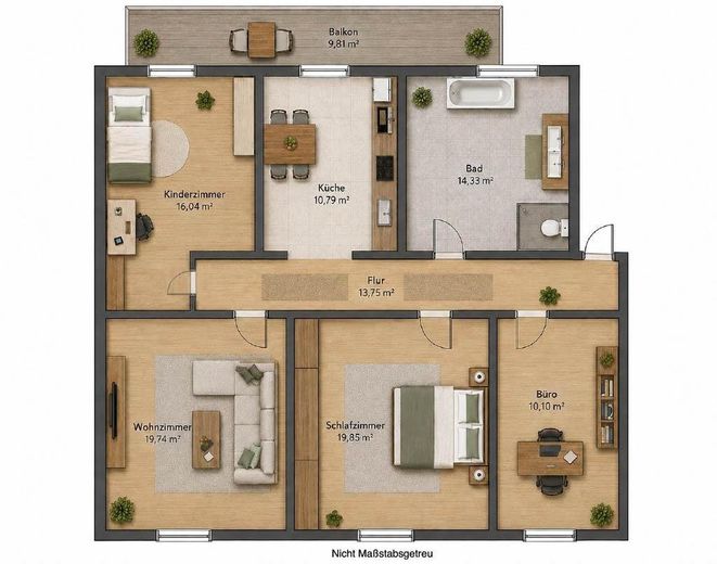 Traumhafte 4 - Zimmer Wohnung - Innenstadtlage – Foto 11