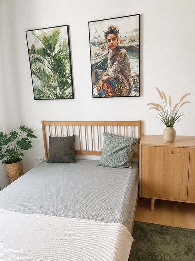 4er-Mädels-WG: Helles 14 m² Zimmer vollmöbliert – Zellerau an den Mainwiesen – Schlafen
