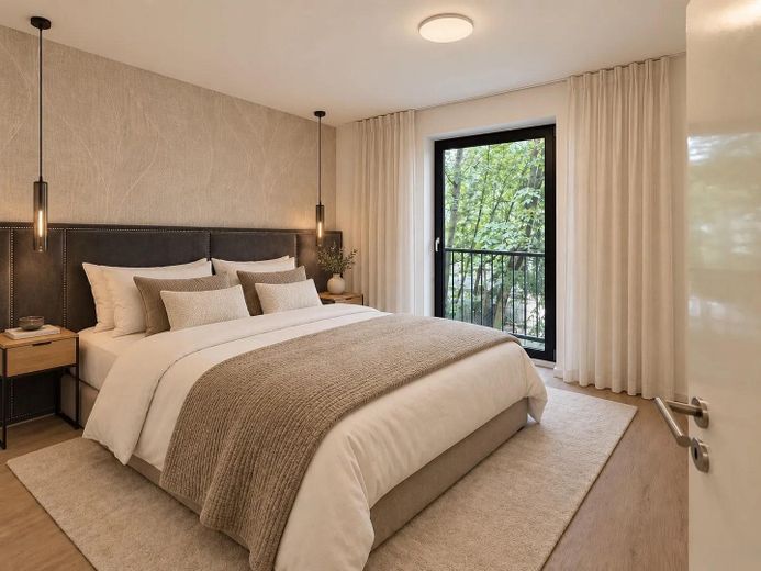 Осталось всего 3 из 9 квартир – Schlafzimmer Render