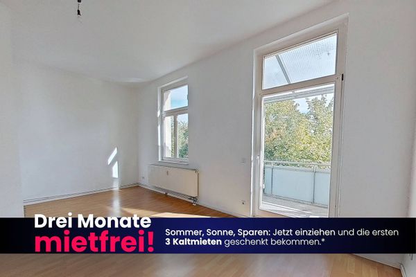 Ferah 3 odalı daire, BALKON ve mutfak ile