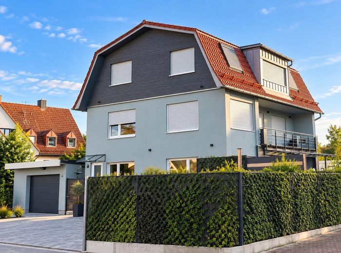 Mieszkanie 3-pokojowe na poddaszu o charakterze penthouse’u | Nowa budowa 2025 | bez prowizji – Aussenansicht Südwest