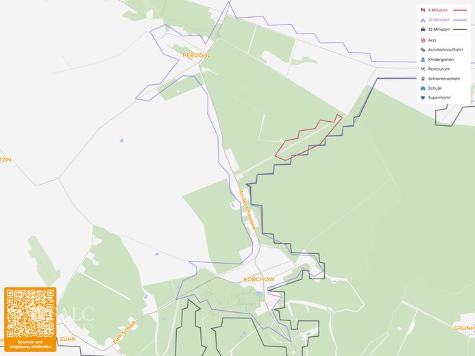 ***Reihenendhaus mit viel Platz und großem Garten in ruhiger Wohnlage*** – Lageplan