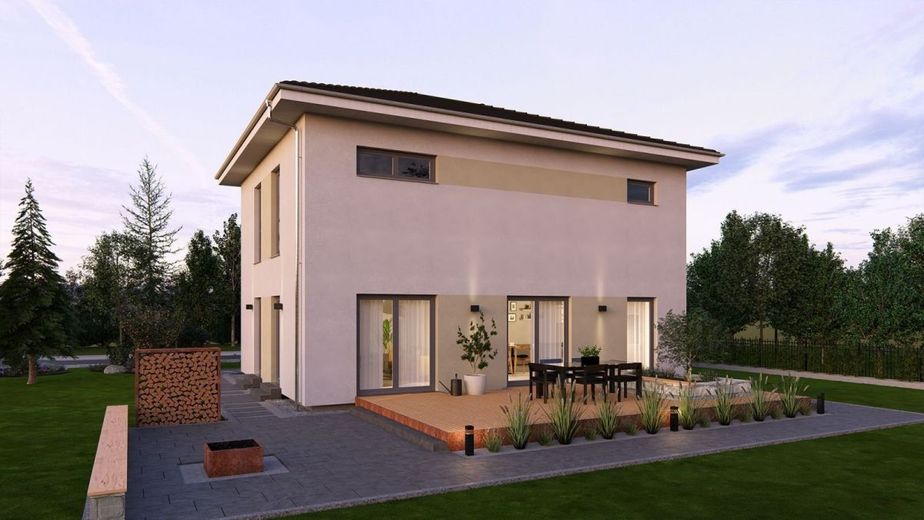 EIN HAUS, DAS WILLKOMMEN HEISST,Grundstück und Wohnkeller – Ansicht Garten