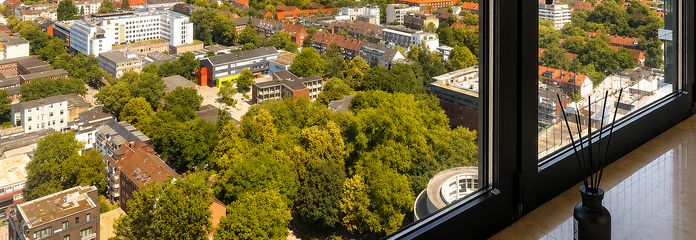 Volledig gemeubileerde hoogbouwwoning 29e verdieping/ W3 Panorama-uitzichten over Hamburg