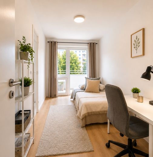 Tolles Zimmer in neu gegründeter 4-Zimmer-WG - Erstbezug nach Sanierung! – Zimmer 4 