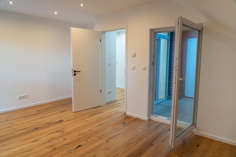 Schlafzimmer / Dachterrasse
