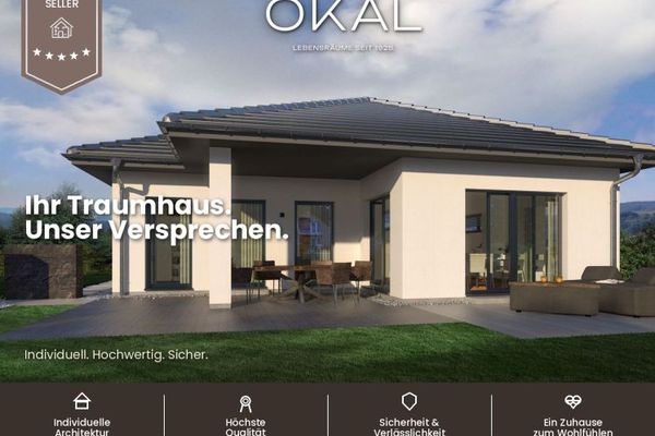 OKAL BUNGALOW mit beheiztem Wohnkeller