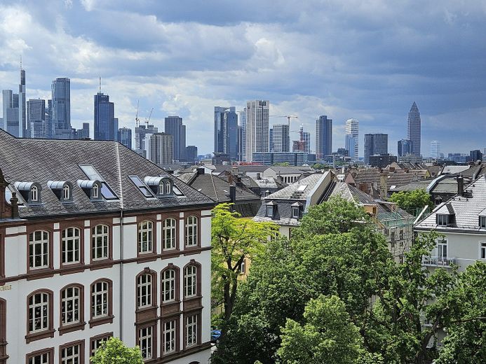 Aussicht Wohnzimmer nach SW