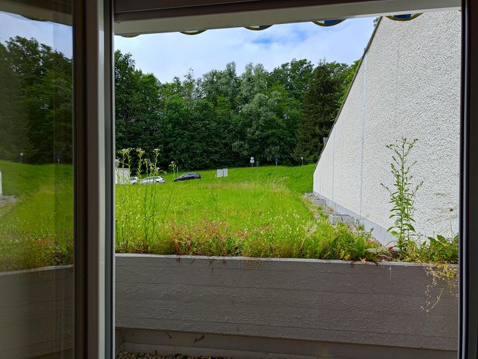Möblierte provisionsfreie 2-Zimmerwohnung direkt am Inn – Blick nach draußen