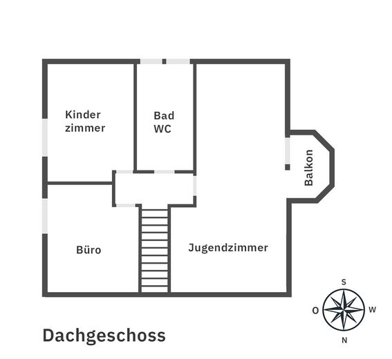 Grundriss Obergeschoss