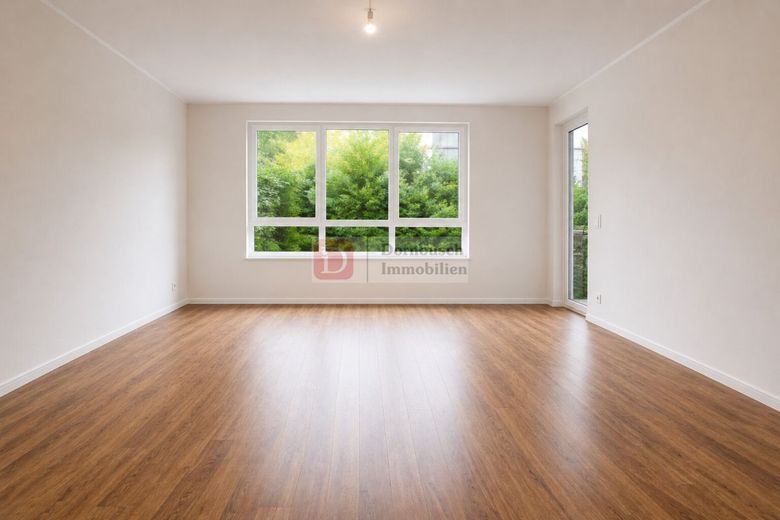 Top!! Provisionsfreie Gartenwohnung - hochwertige Renovierung, moderne Einbauküche – Wohn- und Essbereich