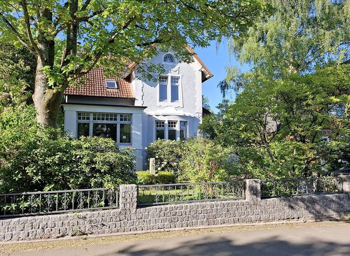 Ansicht der Jugendstilvilla
