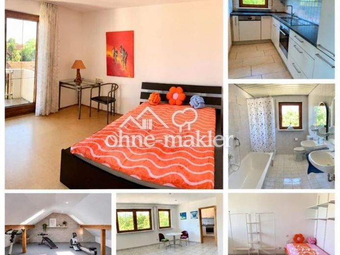 Beau 3 pièces cuisine salle de bains ensoleillé de 72 m² à Schwabmünchen avec surface supplémentaire sous les combles (surface utile) – Photo 1