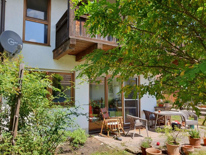 Blick auf die Terrasse