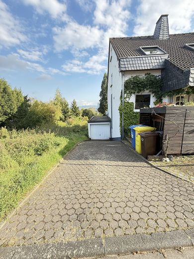 Seitenansicht, Garage, Parken