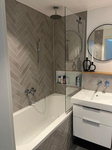 Esclusivo appartamento maisonette di 4,5 locali con giardino a Meerbusch Büderich – Badezimmer